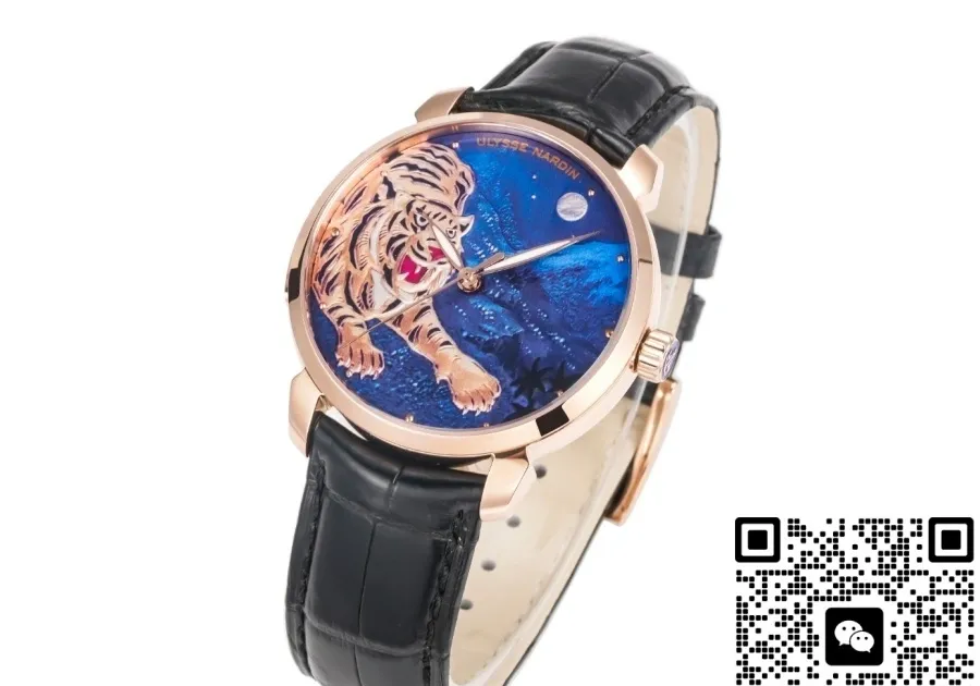 FL Factory Ulysse Nardin CLASSICO 8152-111LE-9E-TIGER-1A 1:1 Best Edition Replica Watch