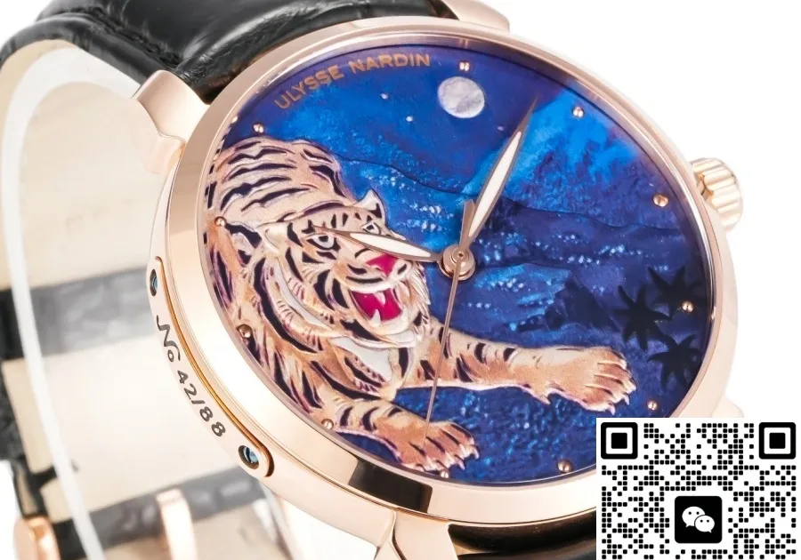 FL Factory Ulysse Nardin CLASSICO 8152-111LE-9E-TIGER-1A 1:1 Best Edition Replica Watch