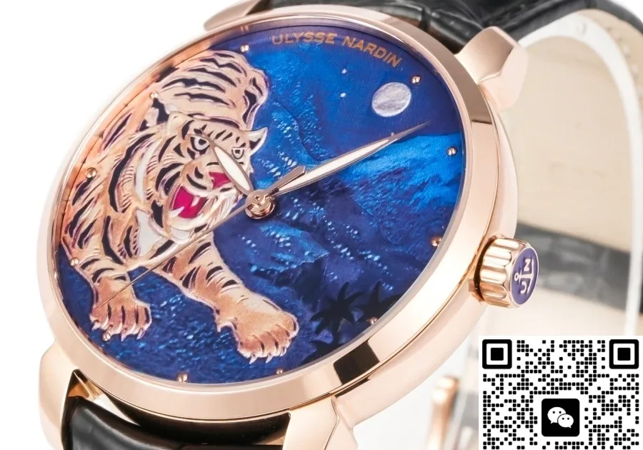 FL Factory Ulysse Nardin CLASSICO 8152-111LE-9E-TIGER-1A 1:1 Best Edition Replica Watch