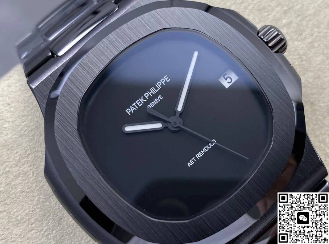 AMG Factory V2 Patek Philippe Nautilus 5711 Black Ceramic 1:1 Best Edition Replica Watch