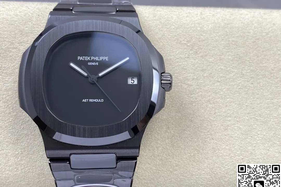 AMG Factory V2 Patek Philippe Nautilus 5711 Black Ceramic 1:1 Best Edition Replica Watch