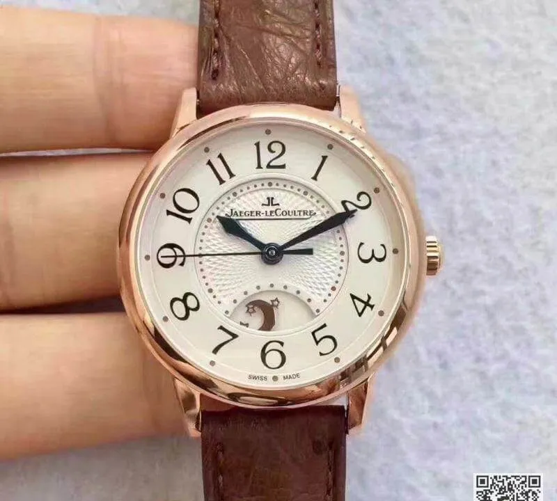 Jaeger-LeCoultre Rendez Vous 3612420 1:1 Best Edition Replica Watch Swiss ETA898D 1 Brown Strap