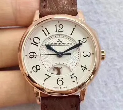 Jaeger-LeCoultre Rendez Vous 3612420 1:1 Best Edition Replica Watch Swiss ETA898D 1 Brown Strap