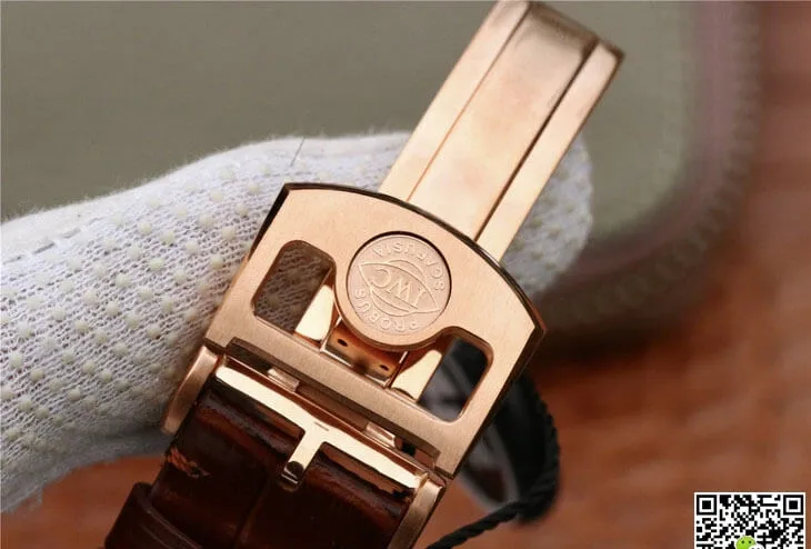 IWC Portuguese Tourbillon IW546302 ZF Factory 1:1 Best Edition Replica Watch Brown Strap