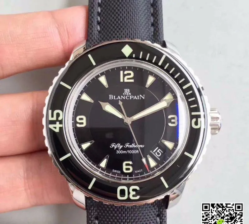 Blancpain Fifty Fathoms 5015-1130-52 ZF Factory 1:1 Best Edition Replica Watch Swiss ETA2836-2