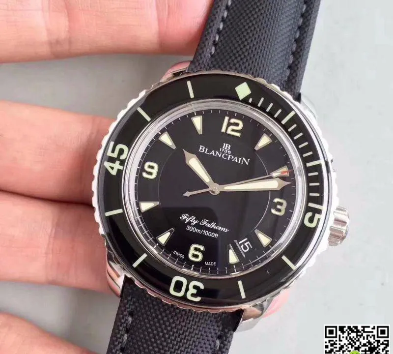 Blancpain Fifty Fathoms 5015-1130-52 ZF Factory 1:1 Best Edition Replica Watch Swiss ETA2836-2