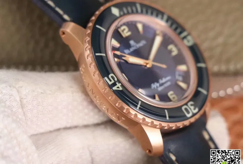 Blancpain Fifty Fathoms 5015-3603C-63B ZF Factory 1:1 Best Edition Replica Watch Leather Strap