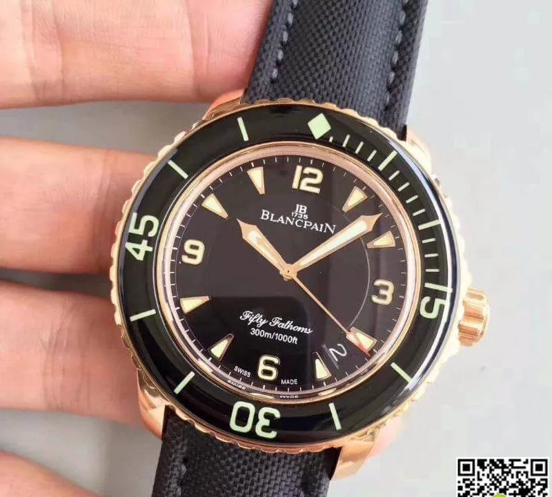 Blancpain Fifty Fathoms 5015-3630-52 ZF Factory 1:1 Best Edition Replica Watch Swiss ETA2836-2