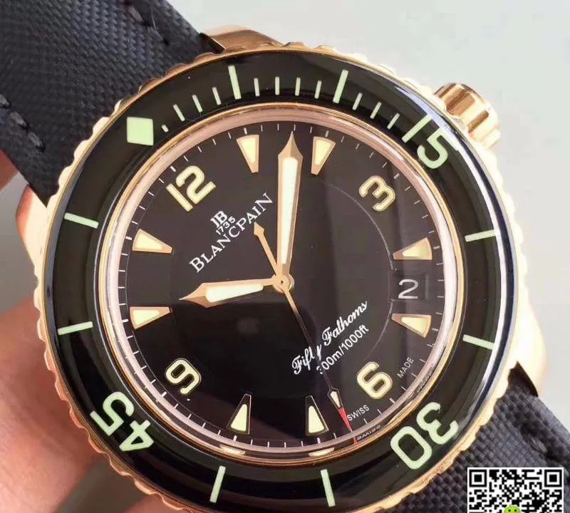 Blancpain Fifty Fathoms 5015-3630-52 ZF Factory 1:1 Best Edition Replica Watch Swiss ETA2836-2