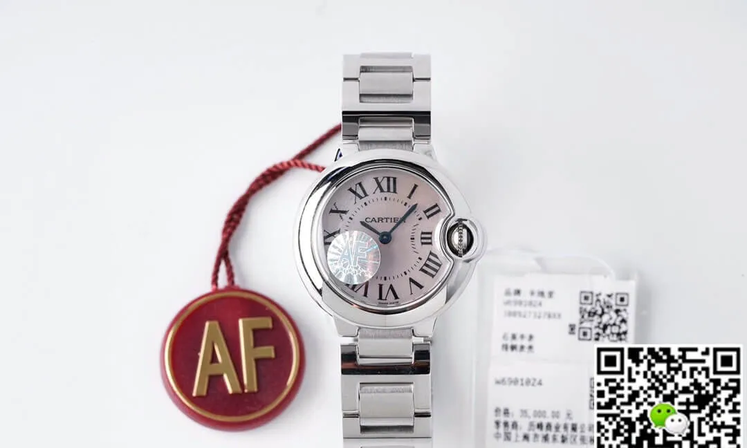Ballon Bleu De Cartier 28MM AF Factory 1:1 Best Edition Replica Watch Stainless Steel Strap