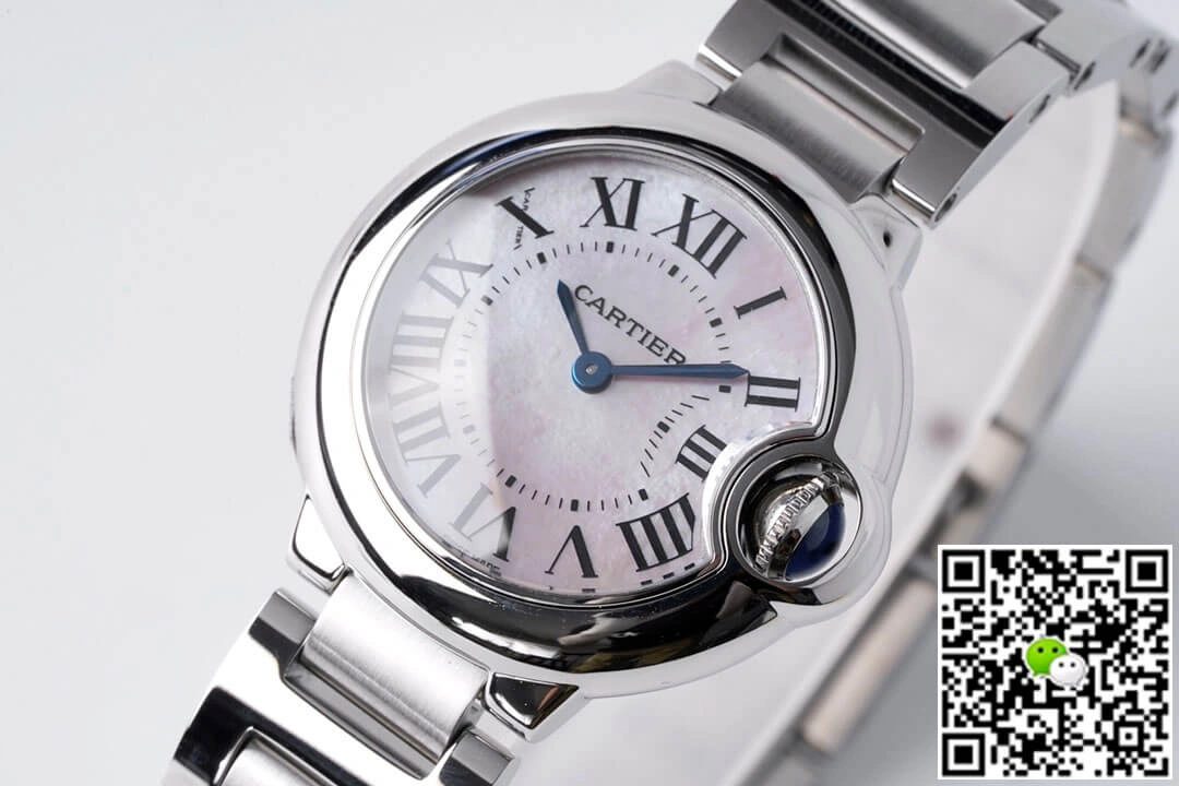Ballon Bleu De Cartier 28MM AF Factory 1:1 Best Edition Replica Watch Stainless Steel Strap