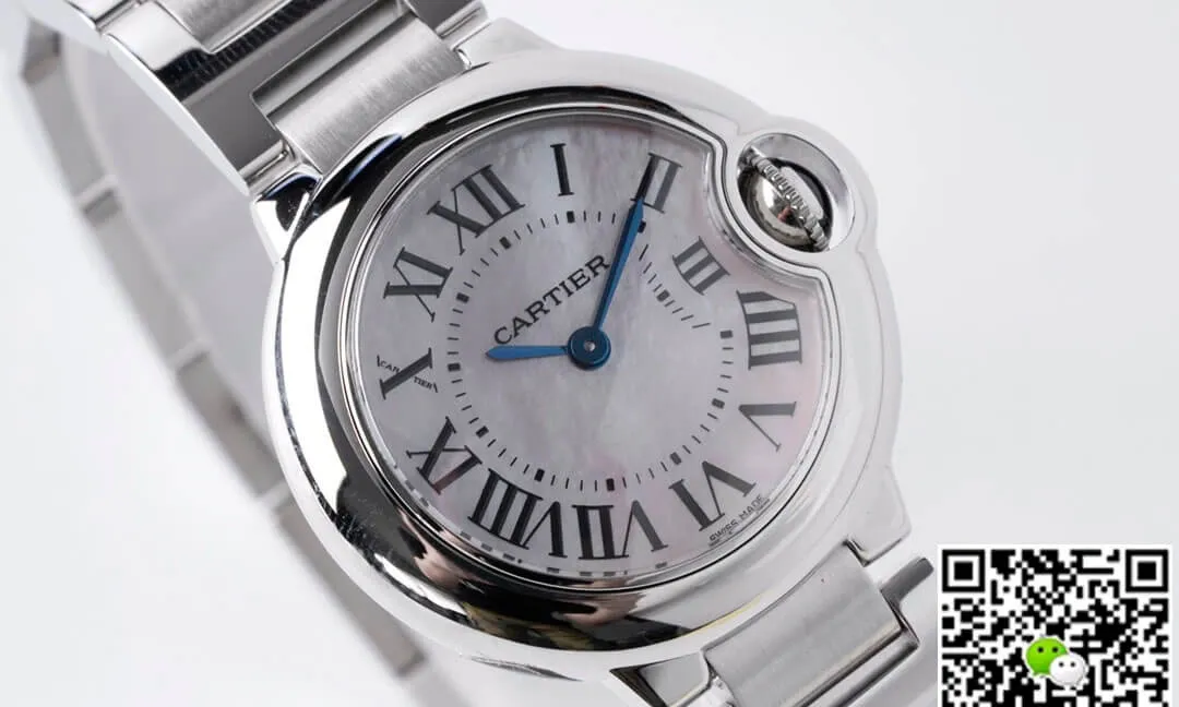 Ballon Bleu De Cartier 28MM AF Factory 1:1 Best Edition Replica Watch Stainless Steel Strap