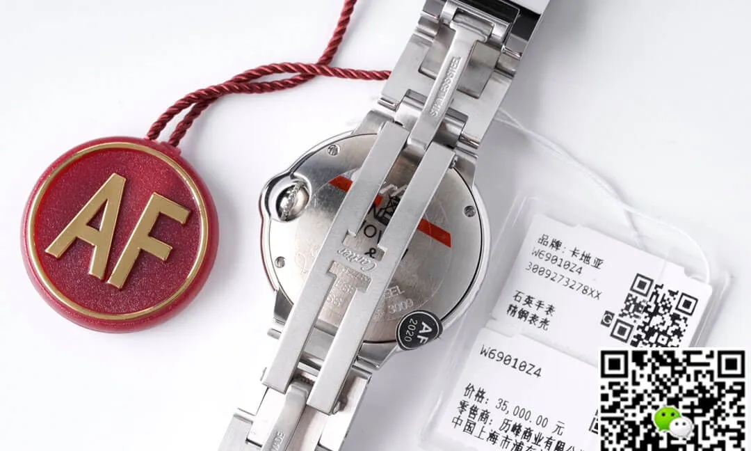 Ballon Bleu De Cartier 28MM AF Factory 1:1 Best Edition Replica Watch Stainless Steel Strap