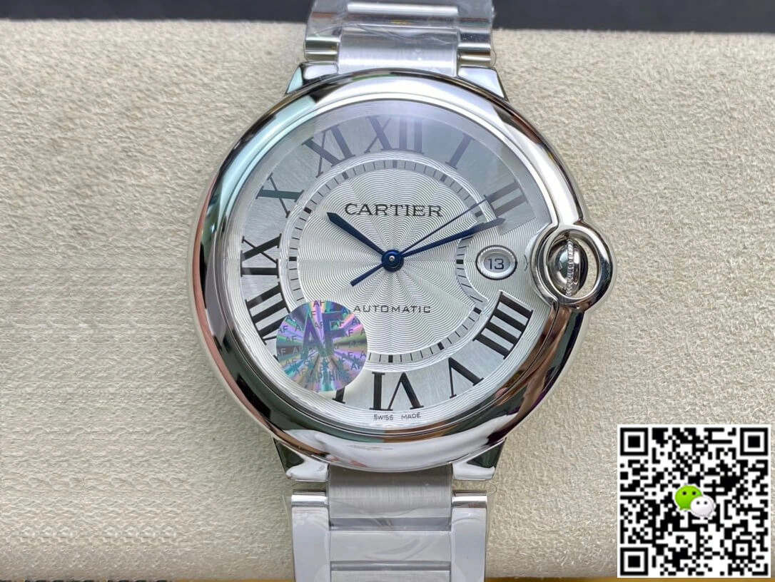 Ballon Bleu De Cartier W69012Z4 42MM AF Factory 1:1 Best Edition Replica Watch Silver Bezel