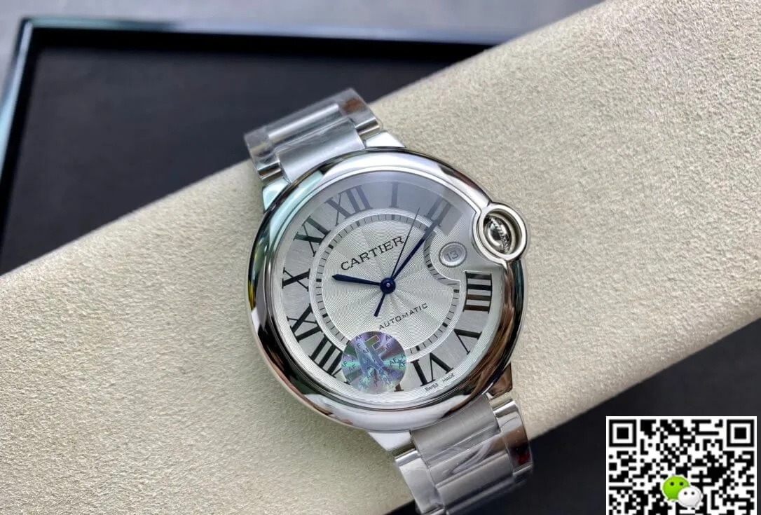 Ballon Bleu De Cartier W69012Z4 42MM AF Factory 1:1 Best Edition Replica Watch Silver Bezel