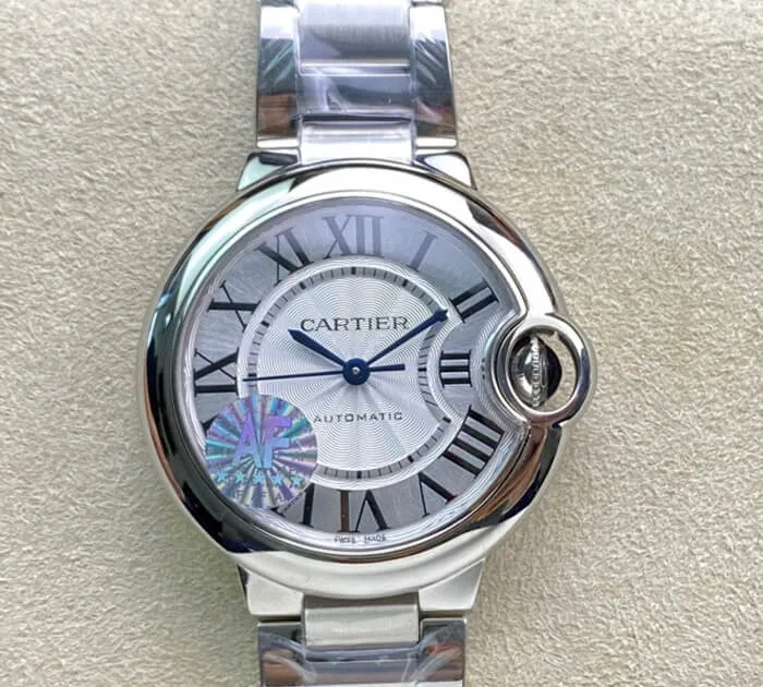 Ballon Bleu De Cartier W6920071 33MM AF Factory 1:1 Best Edition Replica Watch Silver Strap