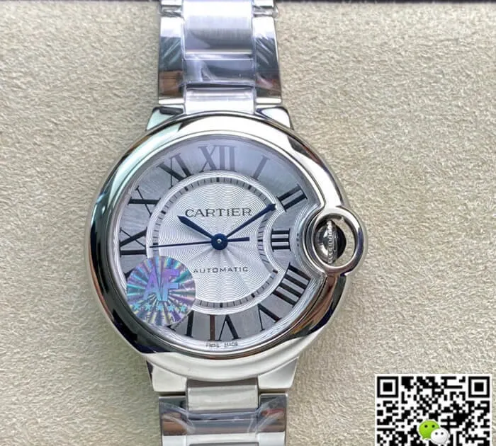 Ballon Bleu De Cartier W6920071 33MM AF Factory 1:1 Best Edition Replica Watch Silver Strap