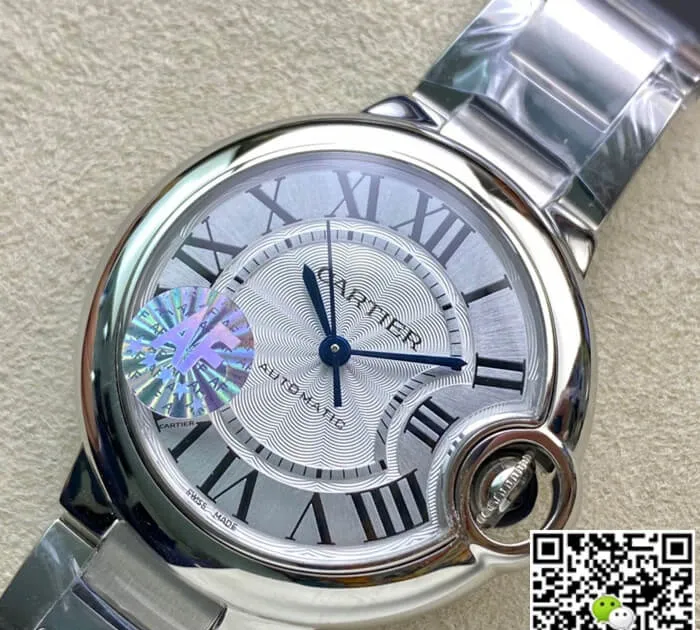 Ballon Bleu De Cartier W6920071 33MM AF Factory 1:1 Best Edition Replica Watch Silver Strap
