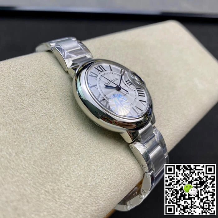 Ballon Bleu De Cartier W6920071 33MM AF Factory 1:1 Best Edition Replica Watch Silver Strap