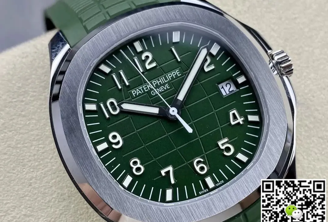 Patek Philippe Aquanaut 5168G-010 3K Factory 1:1 Best Edition Replica Watch V2 Version Green Strap