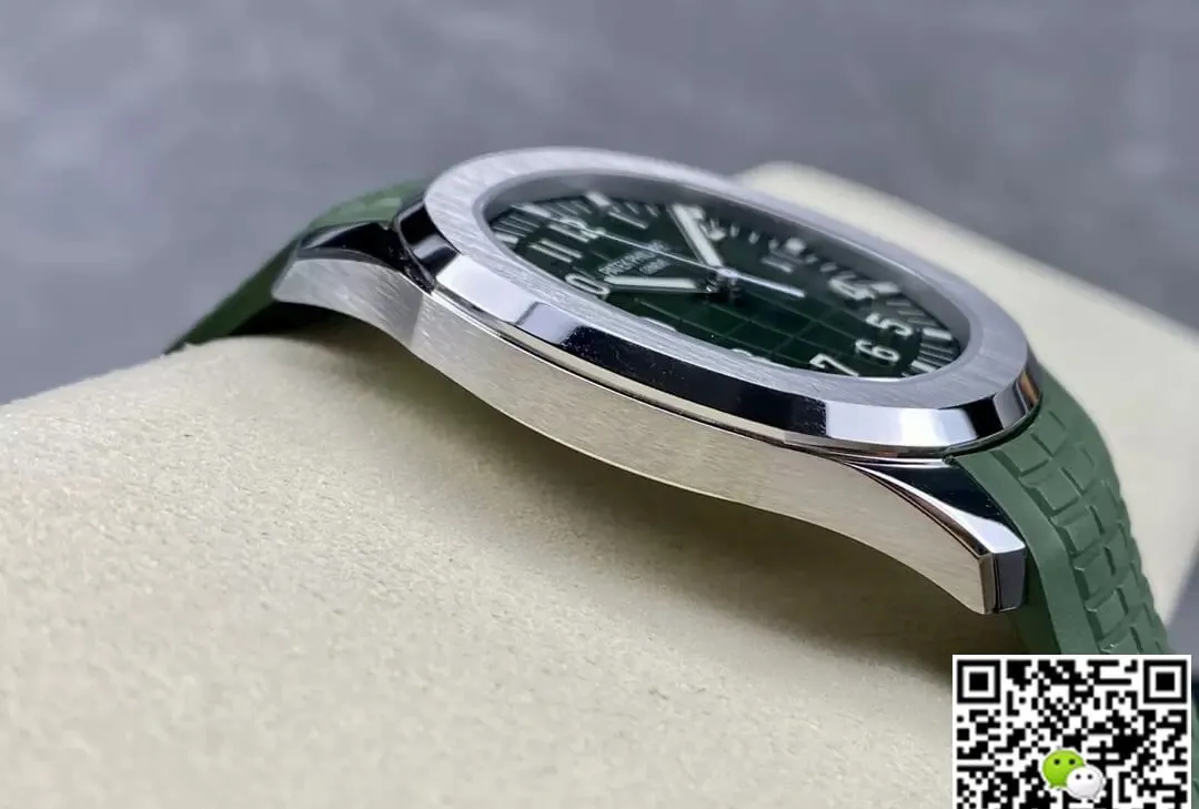 Patek Philippe Aquanaut 5168G-010 3K Factory 1:1 Best Edition Replica Watch V2 Version Green Strap
