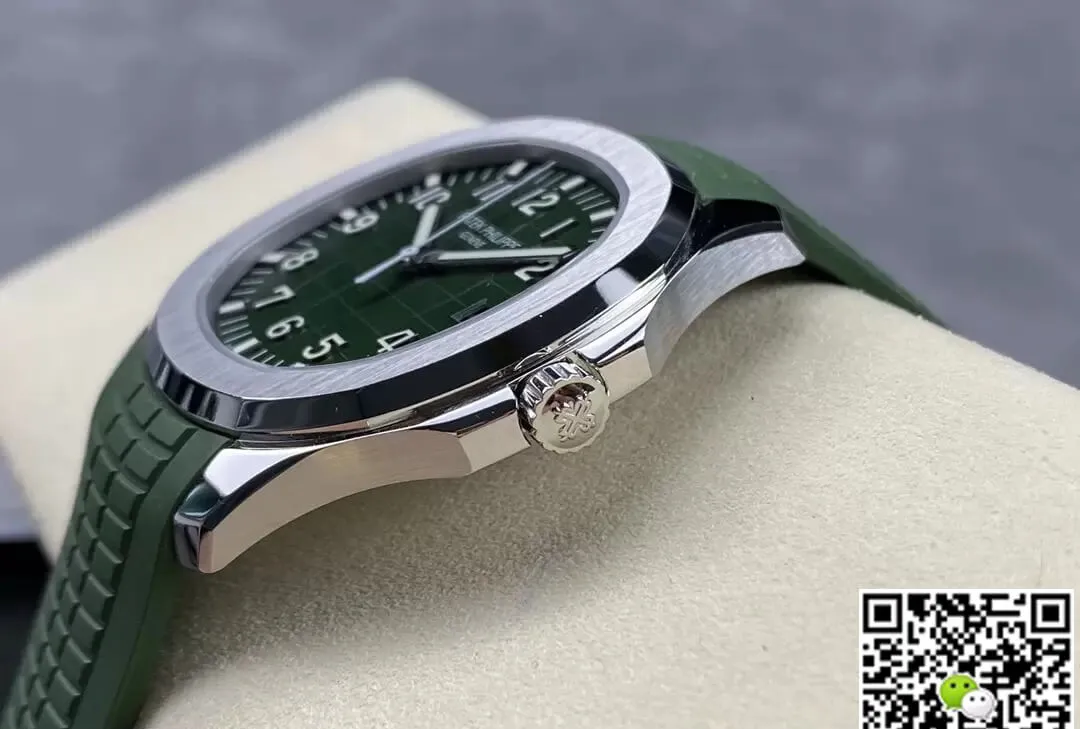 Patek Philippe Aquanaut 5168G-010 3K Factory 1:1 Best Edition Replica Watch V2 Version Green Strap