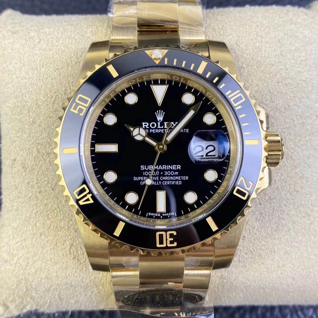 Rolex Submariner 116618LN-97208 Clean Factory 1:1 Best Edition Replica Watch Black Bezel