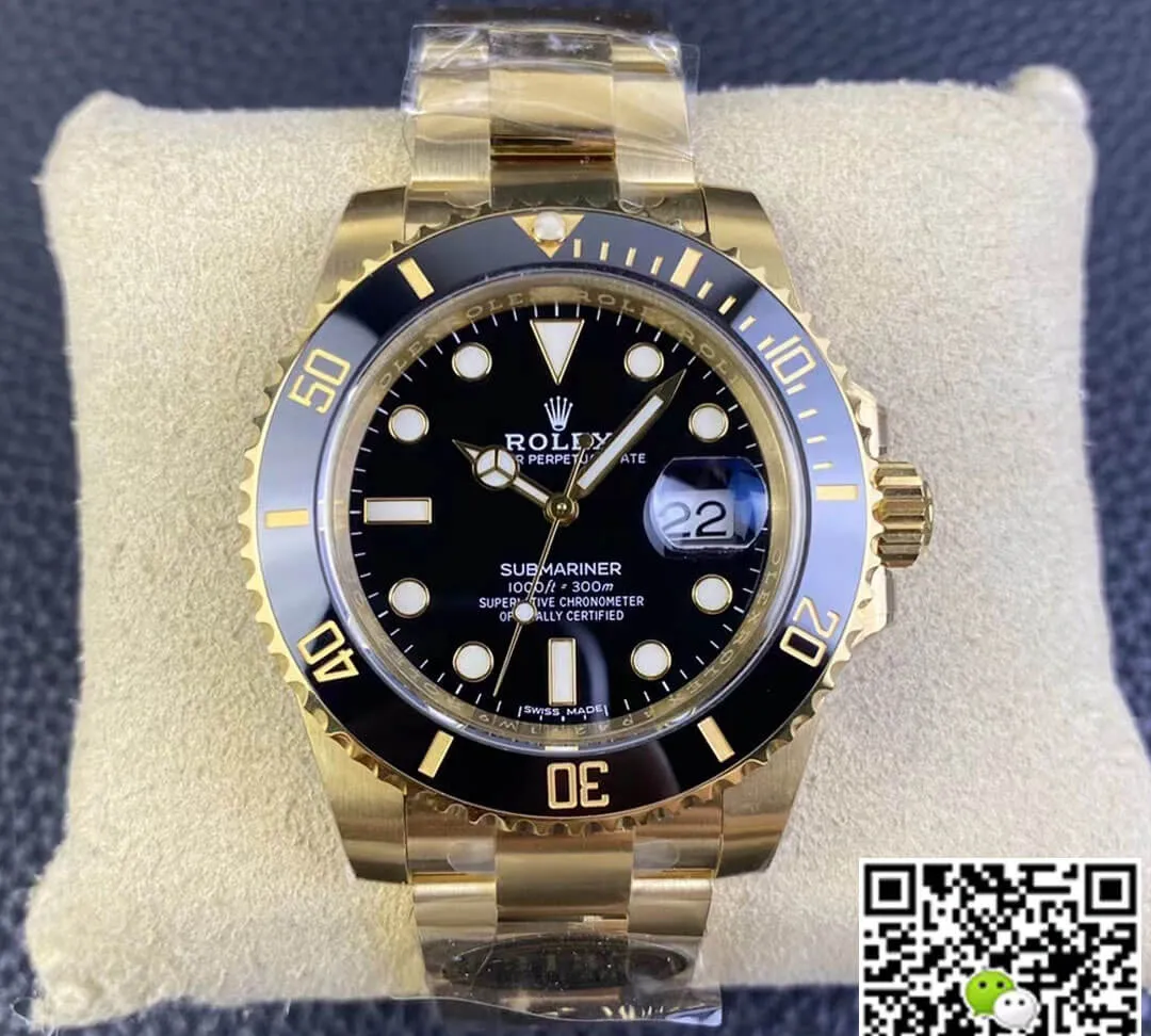 Rolex Submariner 116618LN-97208 Clean Factory 1:1 Best Edition Replica Watch Black Bezel