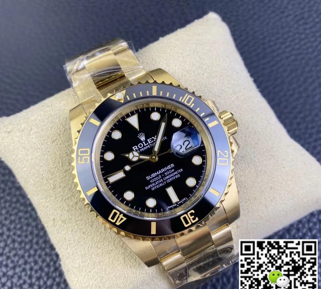 Rolex Submariner 116618LN-97208 Clean Factory 1:1 Best Edition Replica Watch Black Bezel