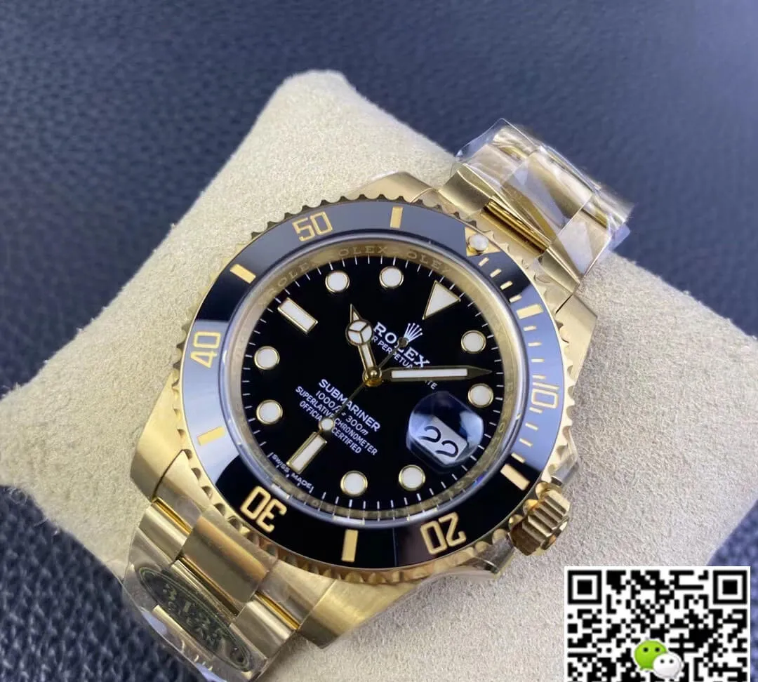 Rolex Submariner 116618LN-97208 Clean Factory 1:1 Best Edition Replica Watch Black Bezel