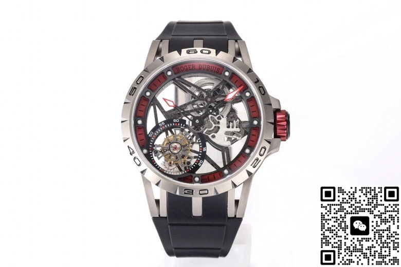 NEW Factory Roger Dubuis Excalibur RDDBEX0479 Tourbillon Rubber strap 1:1 Best Edition Replica Watch