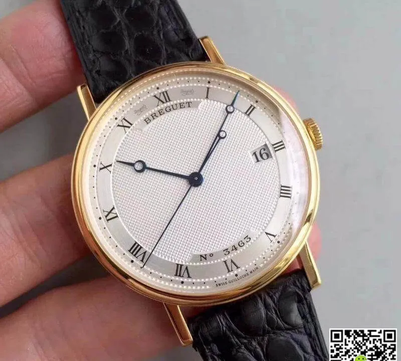 Breguet Classique 5177 MKS Factory 1:1 Best Edition Replica Watch Swiss ETA9015 Yellow Gold Case