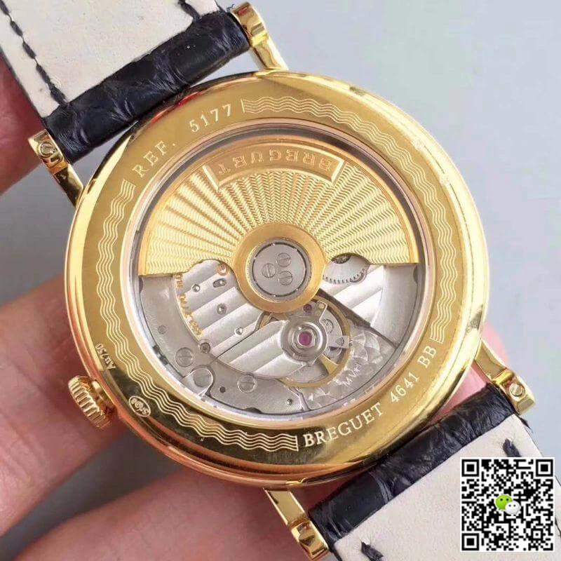 Breguet Classique 5177 MKS Factory 1:1 Best Edition Replica Watch Swiss ETA9015 Yellow Gold Case