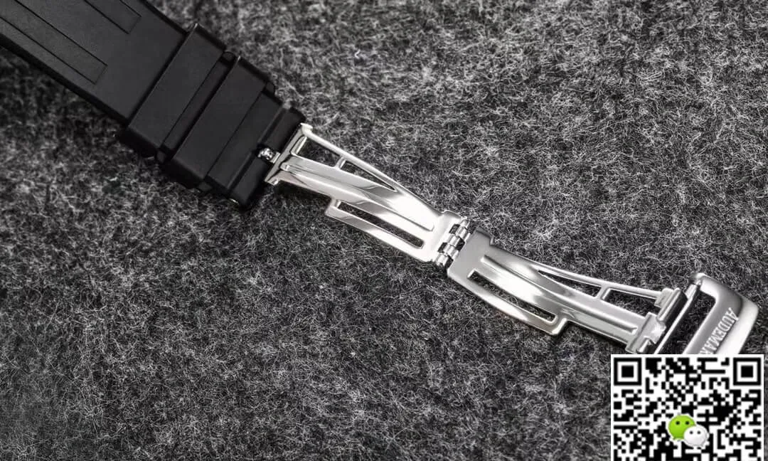 Audemars Piguet Royal Oak Tourbillon R8 Factory 1:1 Best Edition Replica Watch V3 Black Strap