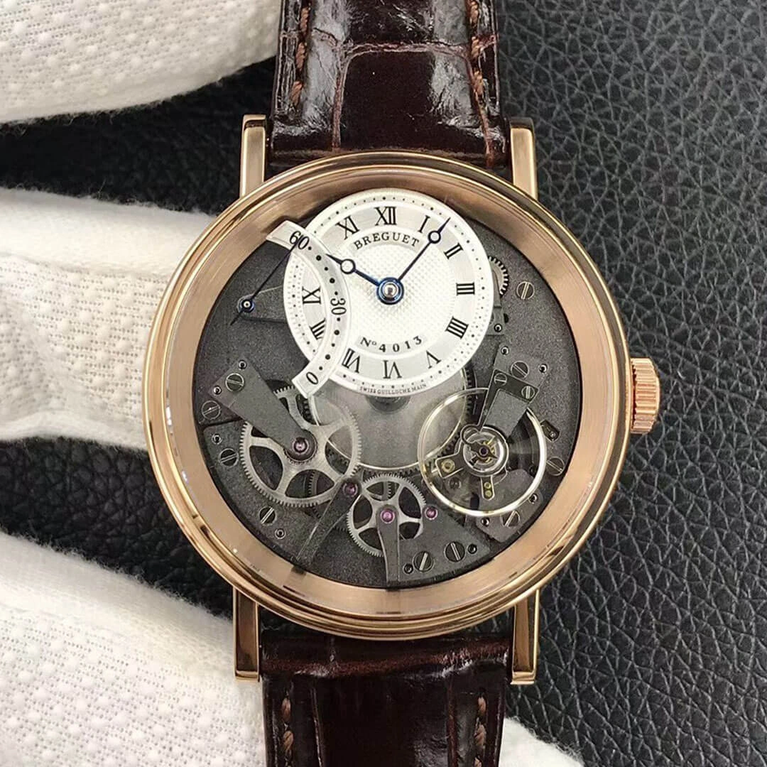 Breguet Tradition 7097BR G1 9WU ZF Factory 1:1 Best Edition Replica Watch Leather Strap