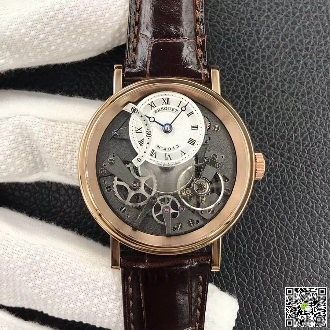 Breguet Tradition 7097BR G1 9WU ZF Factory 1:1 Best Edition Replica Watch Leather Strap