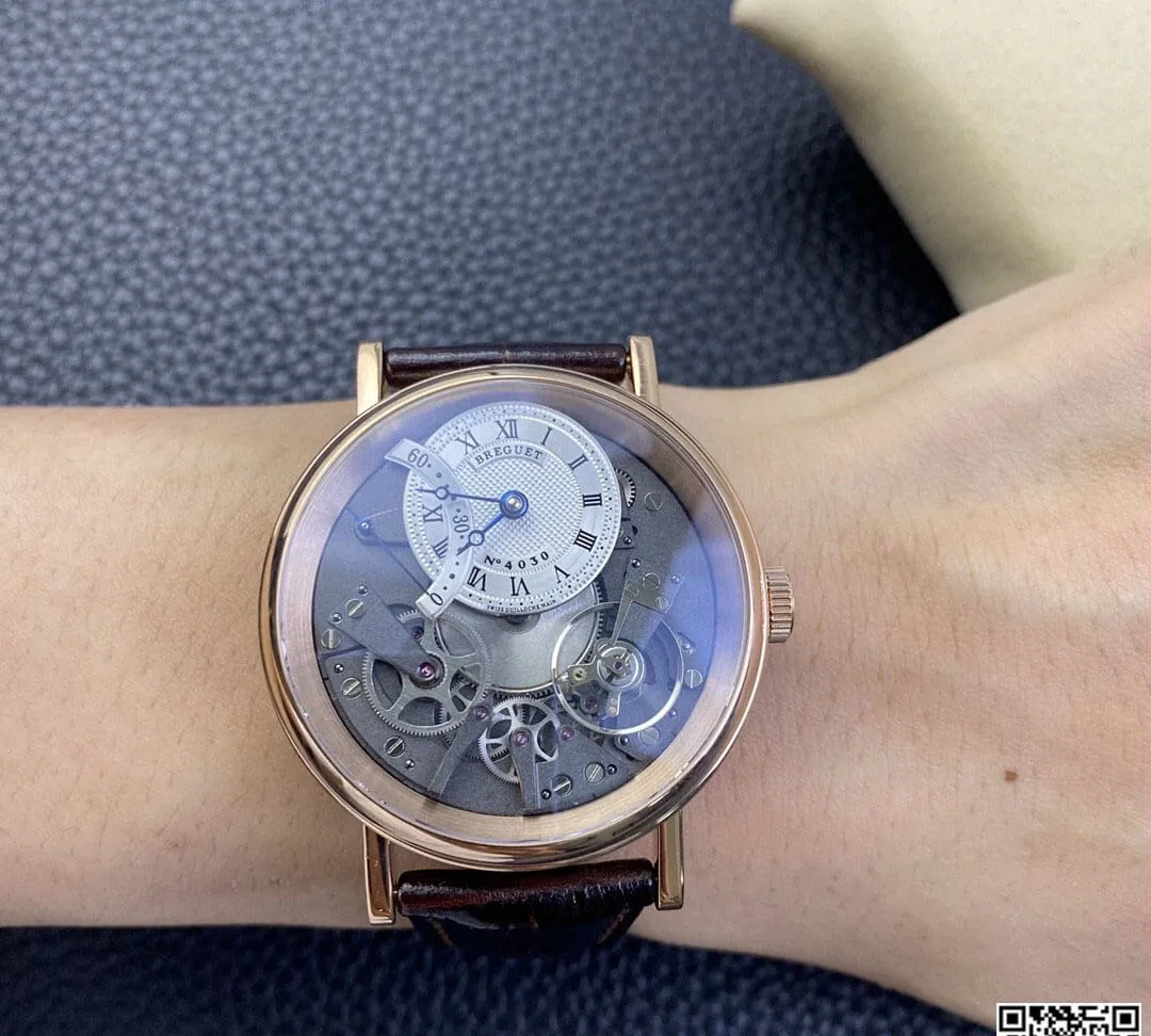 Breguet Tradition 7097BR G1 9WU ZF Factory 1:1 Best Edition Replica Watch Leather Strap