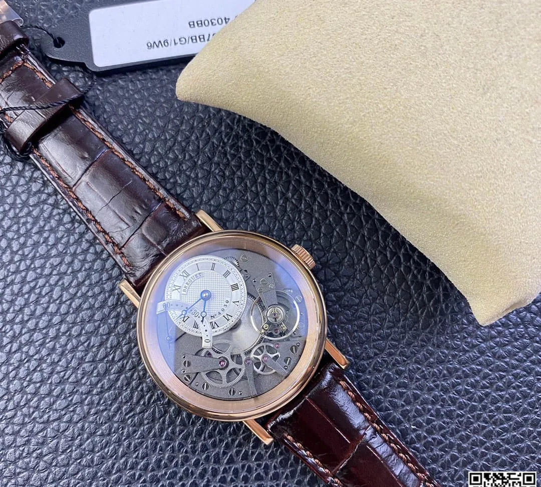 Breguet Tradition 7097BR G1 9WU ZF Factory 1:1 Best Edition Replica Watch Leather Strap
