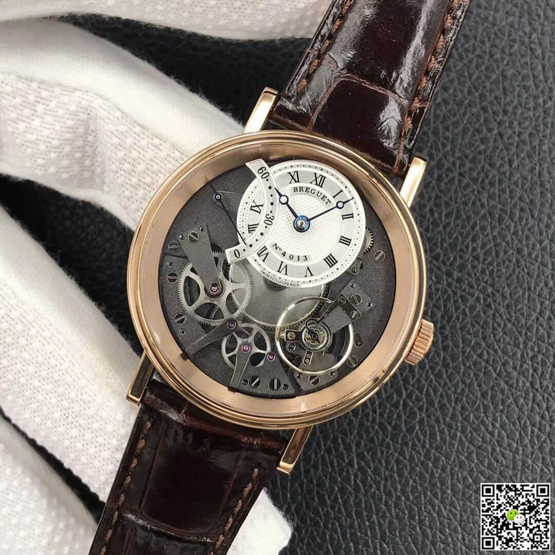 Breguet Tradition 7097BR G1 9WU ZF Factory 1:1 Best Edition Replica Watch Leather Strap