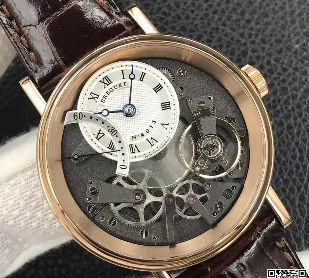 Breguet Tradition 7097BR G1 9WU ZF Factory 1:1 Best Edition Replica Watch Leather Strap
