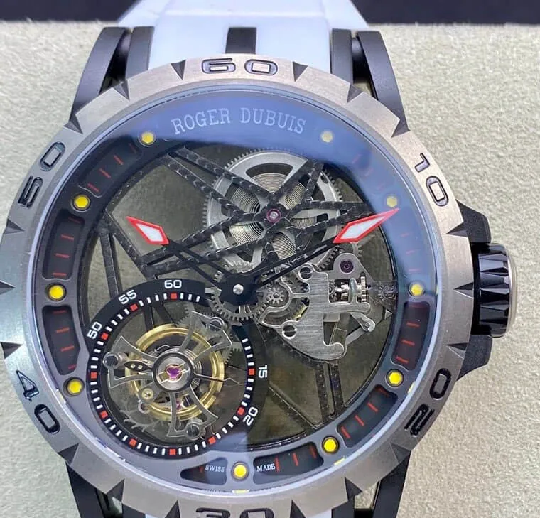Roger Dubuis Excalibur RDDBEX0549 BBR Factory 1:1 Best Edition Replica Watch Skeleton Dial