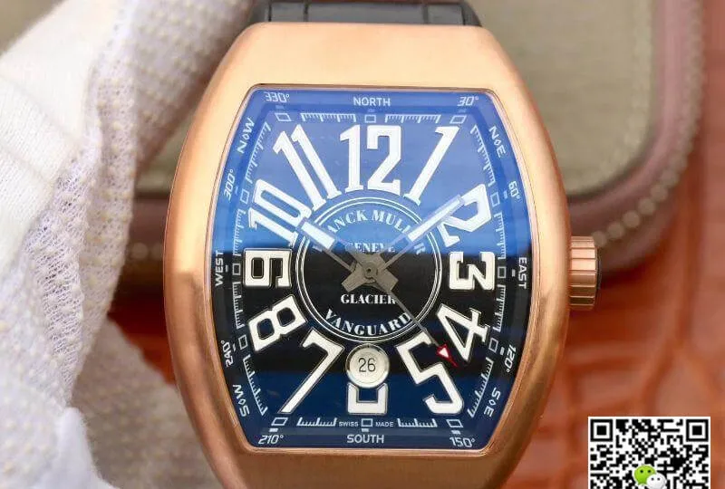 Franck Muller Yachting V 45 CC DT Black Dial 1:1 Best Edition Replica Watch Swiss ETA2824