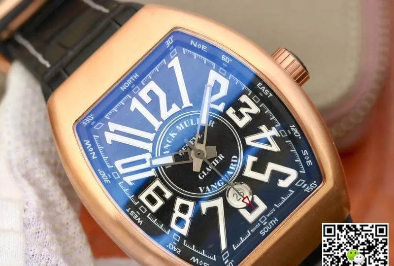 Franck Muller Yachting V 45 CC DT Black Dial 1:1 Best Edition Replica Watch Swiss ETA2824