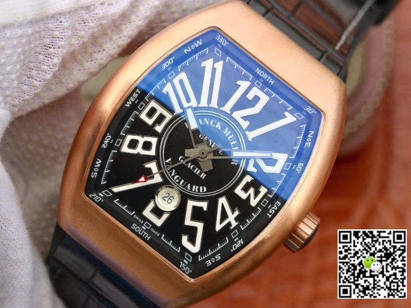 Franck Muller Yachting V 45 CC DT Black Dial 1:1 Best Edition Replica Watch Swiss ETA2824