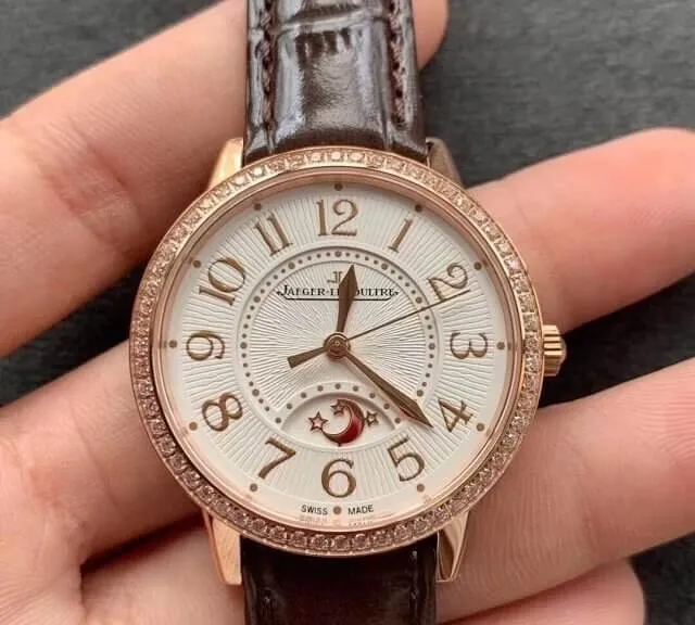Jaeger LeCoultre Rendez Vous 3442440 ZF Factory 1:1 Best Edition Replica Watch Leather Strap