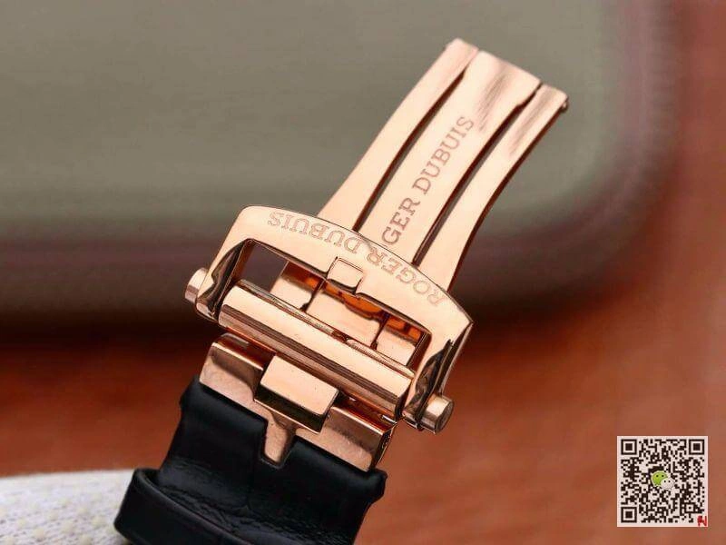 Roger Dubuis Excalibur RDDBEX0392 1:1 Best Edition Replica Watch Swiss Tourbillon Black Leather Strap