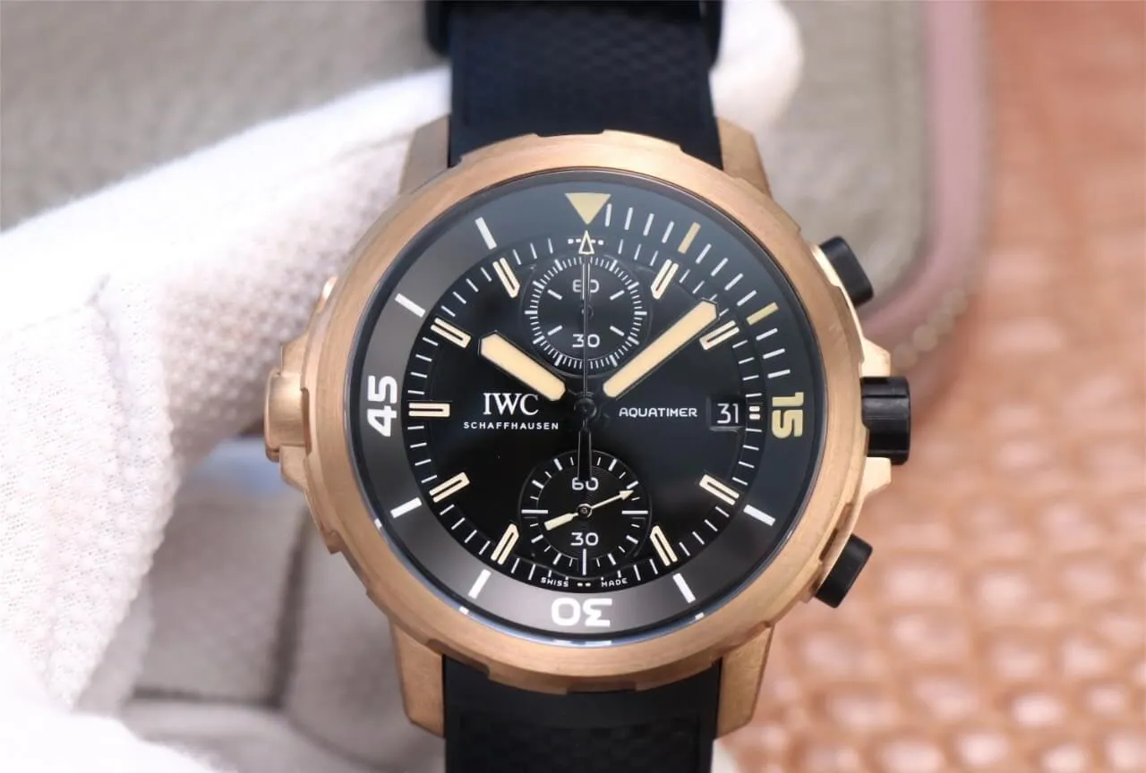 IWC Aquatimer Darwin Adventure Tour Special Edition IW379503 V6 Factory 1:1 Best Edition Replica Watch Black Strap