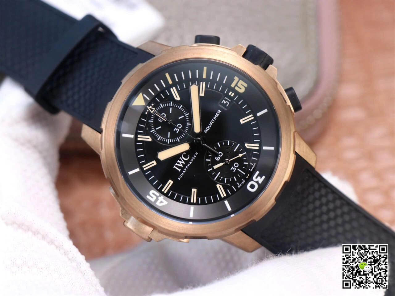 IWC Aquatimer Darwin Adventure Tour Special Edition IW379503 V6 Factory 1:1 Best Edition Replica Watch Black Strap