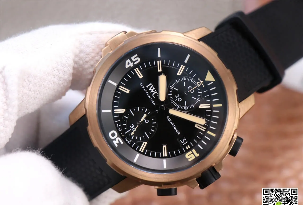 IWC Aquatimer Darwin Adventure Tour Special Edition IW379503 V6 Factory 1:1 Best Edition Replica Watch Black Strap