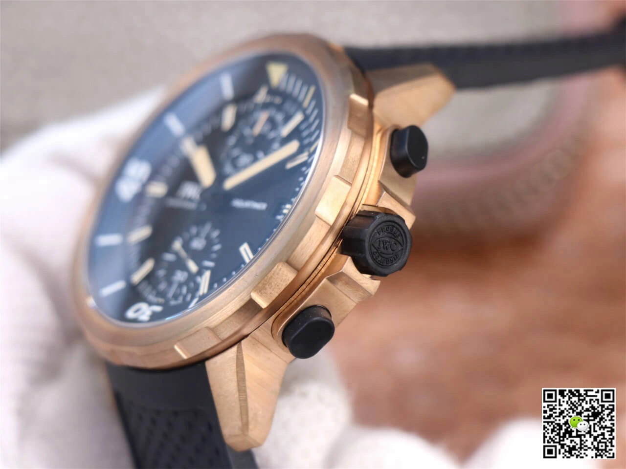 IWC Aquatimer Darwin Adventure Tour Special Edition IW379503 V6 Factory 1:1 Best Edition Replica Watch Black Strap